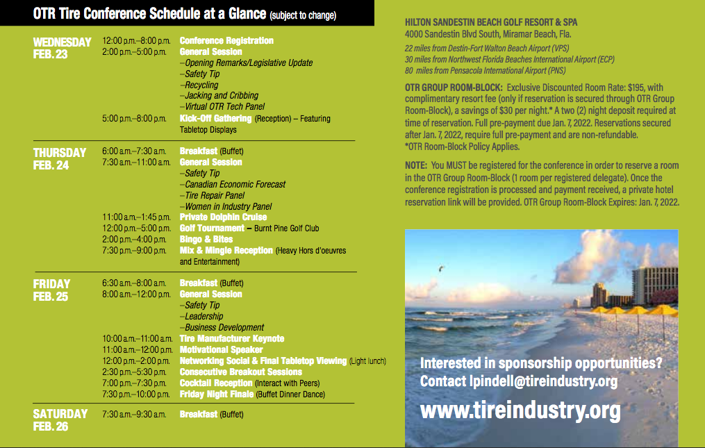 Image of OTR Schedule